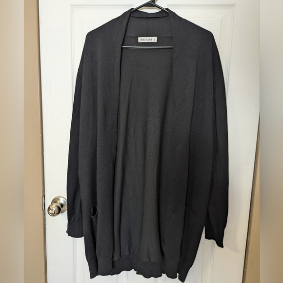 Grace Karin| Open Front Long Sleeve Cardigan - Picture 3 of 7